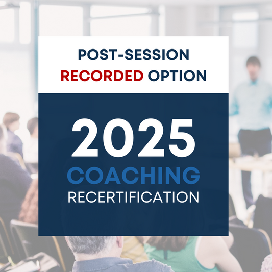 POST-SESSION RECORDED OPTION - 2025 Sherpa Coaching Recertification
