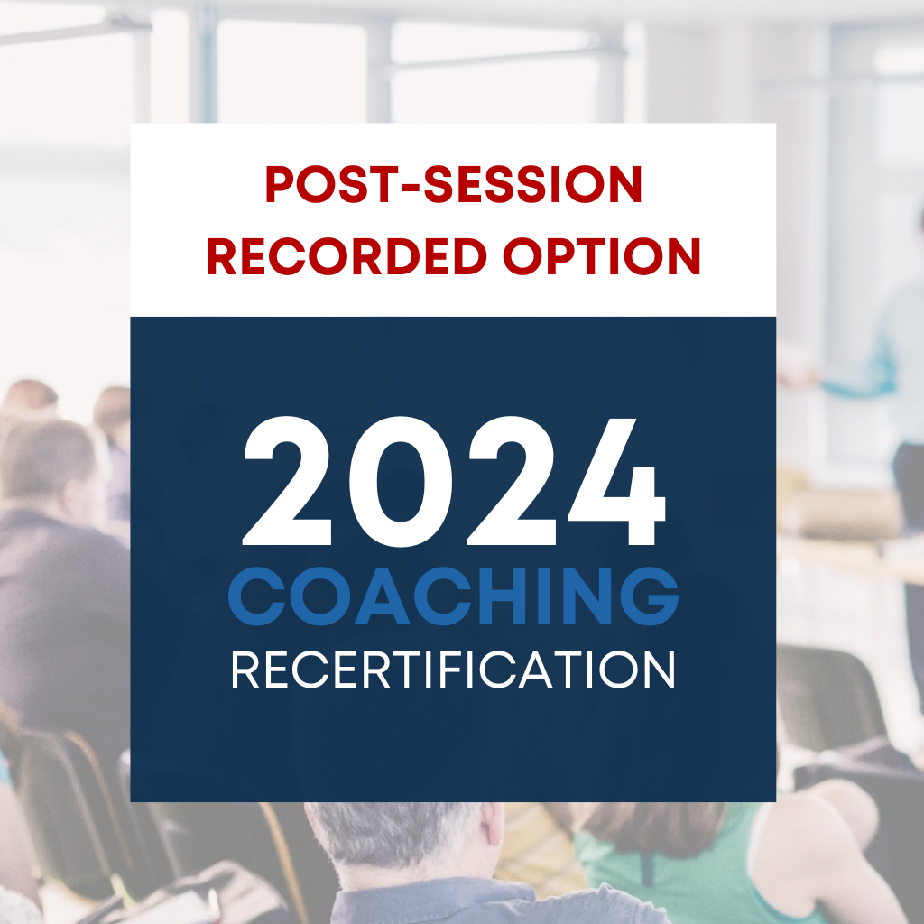 POST-SESSION RECORDED OPTION - 2024 Sherpa Coaching Recertification