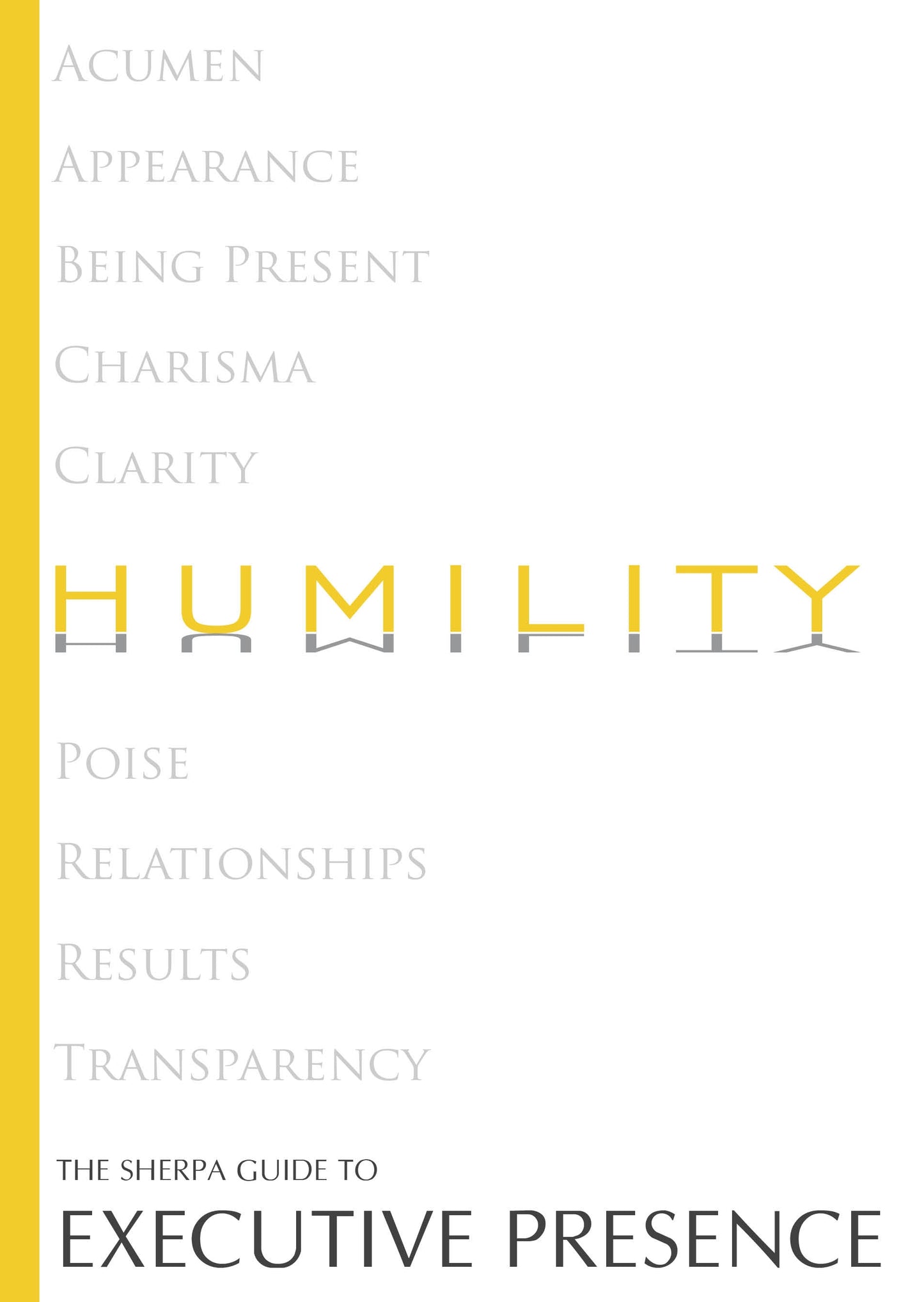 Executive Presence - HUMILITY